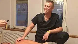 ASMR Костоправ на приёме у костоправа.  жёсткий стиль. Ростов-НА-Дону Артём Баглей 89185155031