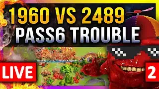 1960 vs 2489 Pass6 Trouble 🔥🔥🔥 LIVE! 🔴  #C11823