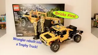 Lego Technic Trophy Truck 42122 MOC 62805 Jeep Wrangler Alternate B Model Build Alt Build