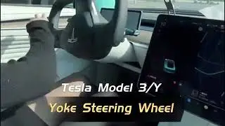 Tesla Model 3/Y Yoke Steering Wheel from Tesery.com | Tesla Interior Mods