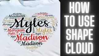 Create Amazing Sublimation Word Art With Shapecloud! #sublimation