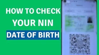 How To Check Your NIN Date Of Birth || How To Check Your NIN Details