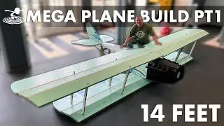 Building A Massive 14 Foot Jenny Bi-Plane