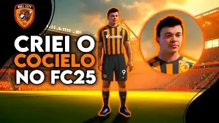 CRIEI O JULIO COCIELO NO FC25! MODO CARREIRA JOGADOR!