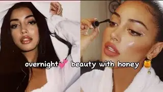 how to get beauty with honey 🍯||secret beauty tips 💗