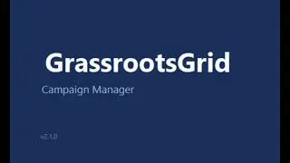 GrassrootsGrid App. Political Campaign Management System | Database Systems Project (C#)