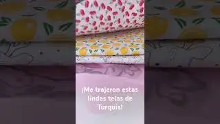 Explorando Telas Nuevas: ¡ Te enseño lo que me Trajeron de Turquía! #kilubo #costura #diy