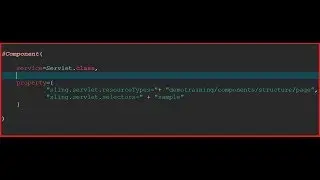 81. Sling Servlet using resourceType in AEM.