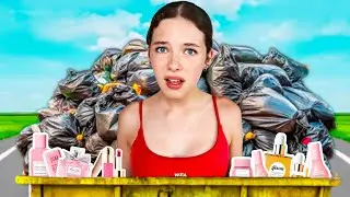 WE THREW AWAY OUR 13 YEAR OLD DAUGHTERS SEPHORA COLLECTION!😭
