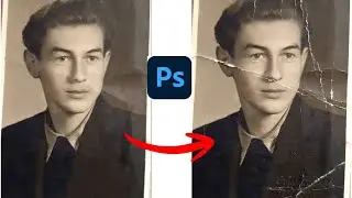 How to Restore Old Damaged Photos in Photoshop | Old Photo Repair Tutorial