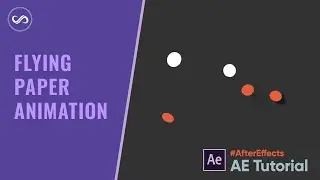 Flying Paper Animation | After effects tutorial | Visual Art Stellar