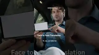 HONOR Magic V3 | Conversations Never Stop, No Matter the Language.