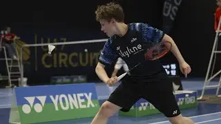 Badminton Austrian U17 Open 2024 BS U17 Aapo Puhakka vs Eliano Hall Badminton Match