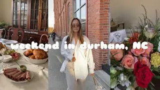 trip to durham nc : taking the train?!?!! thanksgiving festivities, coffee shops, ramen, thrift haul