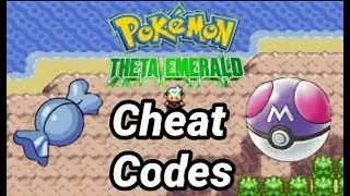 Pokemon Theta Emerald CHEAT CODES 100% Working !!