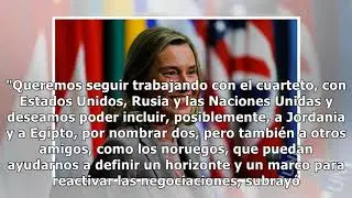 Iniciativa de paz con eeuu, mogherini - mundo