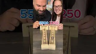 Slow And Steady Or Risk It?! Come Play Shoot The Moon With Us! #boardgames #couple #fun