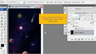 How to rotate the canvas & layers in PhotoShop - Adobe Photoshop Tutorials