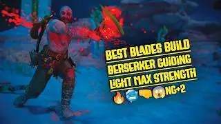 Berserker Guiding Light Max Strength Best Build | God of War Ragnarok | 4K | NG+2