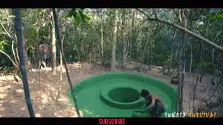 Build Deep Hole Underground Swimming Pool