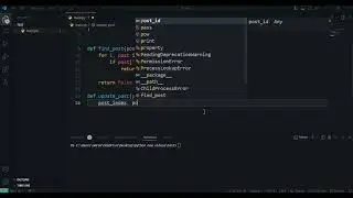 Unlocking Python’s Potential Effortless Post Updates in a Mock Database!