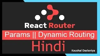 dynamic Routing with params in react js