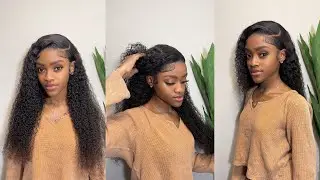 WIG INSTALLATION | 13x6 28inch 220% Curly Lace Frontal Wig  ONLY 95$ Ft AliExpress Cynosure
