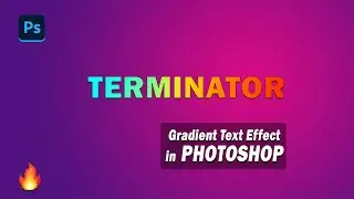 ✅How to Create Multi/Gradient Color Text Effects in Photoshop Tutorial🔥
