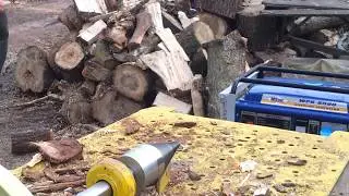 Конусный колун 220в. 2.2 квт. с маховиком 15 кг от Генератора Werk WGP 6500