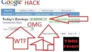 Google Adsense Hack |  So verdiene Ich 10000 Euro am TAG |  Google Adsense Cheat ✿ 2016 HD