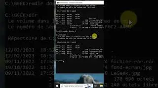 Supprimer un DOSSIER avec CMD sous WINDOWS #shorts