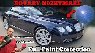 Rotary Polishing Fail! Detailing and Ceramic Coating a Bentley Continental GTC