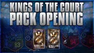 KINGS OF THE COURT PACK OPENING! INSANE 97 OVERALL ELITE PULL! BEST PACKS EVER? | NBA Live Mobile