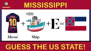 Guess US states from emoji | US State Quiz | Emoji Puzzle🏆 