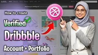 How to create account and portfolio on dribbble in 2024 | Upload Your portfolio On Dribbble For Free