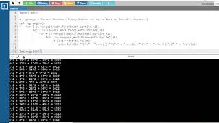 Lagrange's 4 Square Theorem using Python