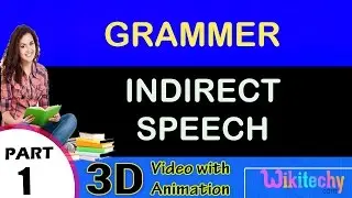 Indirect Direct Speech learn english speaking easy grammer conversation for kids advanced