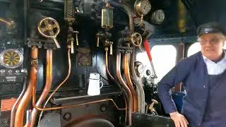 Cabbing 60007 at the Nene Valley Railway