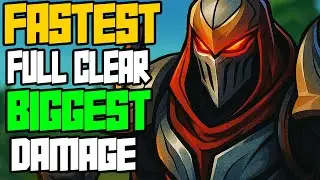 FASTEST JUNGLE CLEAR + BRUTAL DAMAGE = ZED JUNGLE