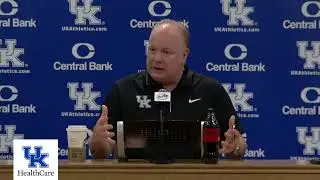Live Now:  Coach Stoops Pre-South Carolina Press Conference presented by UKHealthCare