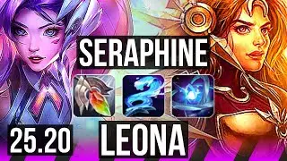 SERAPHINE & Vayne vs LEONA & Kai'Sa (SUP) | 9/7/35 | EUW Diamond | 25.20