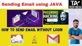 Java E Mail Tutorial |  Sending Email using java| Email sending without login | Gmail Server SMTP