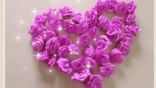 Easy Way to Make Twisted Paper Roses | Crepe Paper Flower