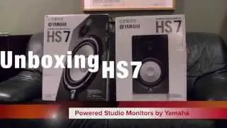 Yamaha HS7 Speaker Unboxing