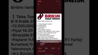 PLTUR ve BRKVY halka arz