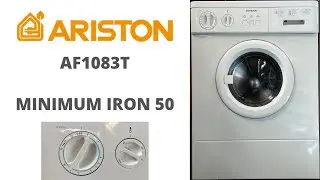 Ariston AF1083T Washing Machine - [8] Minimun Iron 50