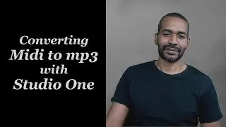 Converting Midi to mp3 with Studio One
