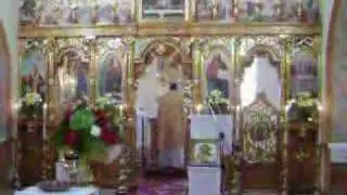 Svätá liturgia v chráme Zostúpenia Svätého Ducha Stakčín