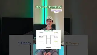 Mini Golf Playoffs #2 Selection Show! See all the Round 1 Matchups Here
