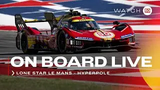 Onboard car #50 for QUALI at Lone Star Le Mans | Ferrari Hypercar
